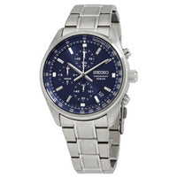 Seiko Chronograph Quartz Blue Dial Men's Watch SSB427