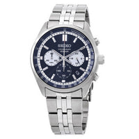 Seiko Motorsports Chronograph Quartz Silver Dial Men's Watch SSB425P1