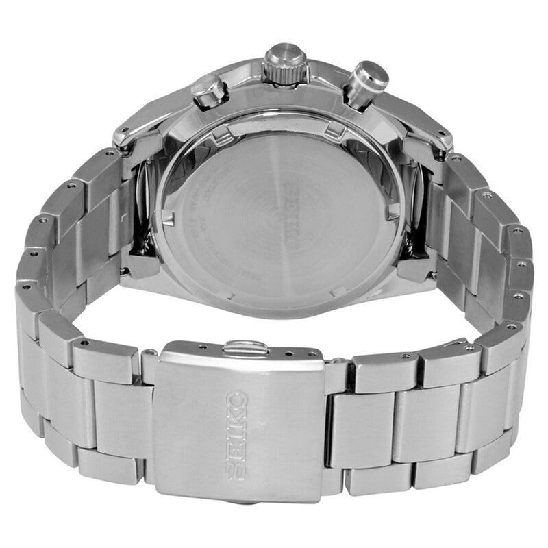 Seiko Chronograph Quartz Green Dial Stainless Steel Men's Watch SSB405P1
