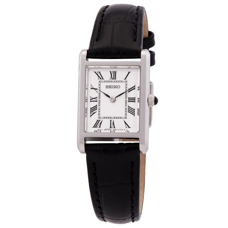 Reloj Seiko Classic Cuarzo - Esfera Blanca, Dama (SWR107P1)