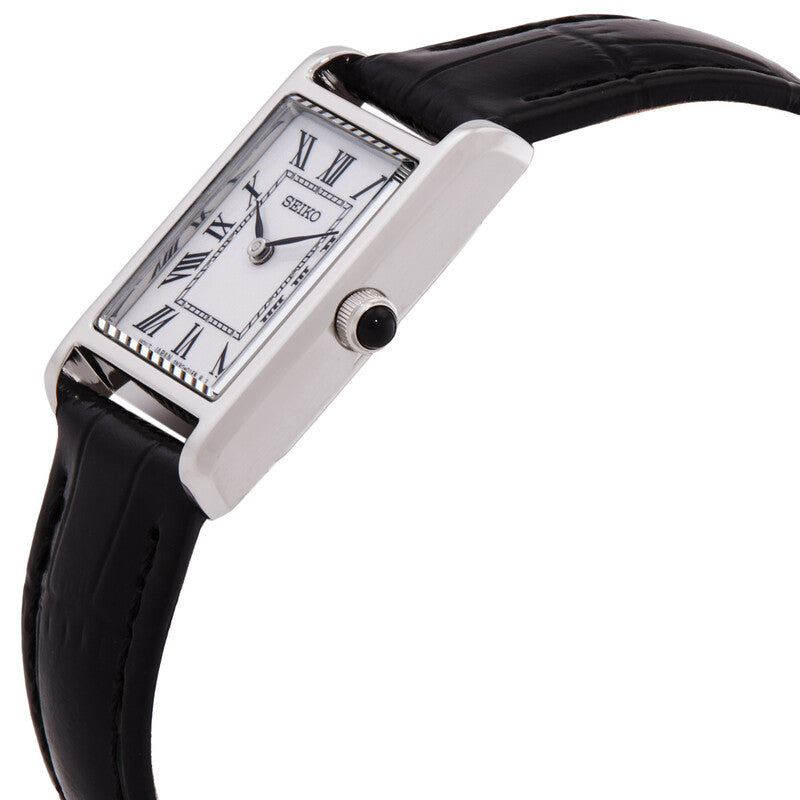 Reloj Seiko Classic Cuarzo - Esfera Blanca, Dama (SWR107P1)