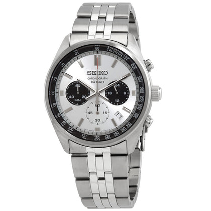 Seiko Motorsports Chronograph Quartz Silver Dial Men's Watch SSB425P1