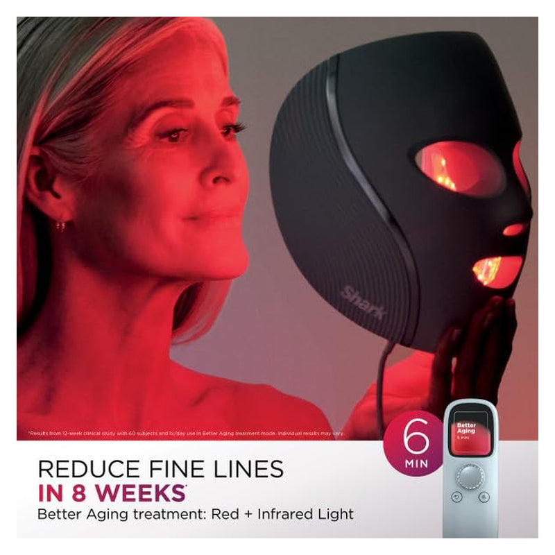 Shark CryoGlow Mascarilla LED Facial - Rose Glow