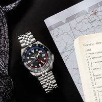 Reloj Seiko 5 Sports GMT Automático - Esfera Gris 42.5mm (SSK019)