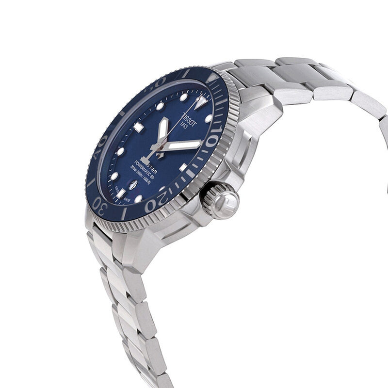 Tissot SEASTAR 1000 POWERMATIC 80 Automatic Blue Dial Men's Watch T120.407.11.041.03