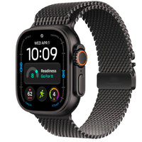 Apple Watch Ultra 4 Black Titanium Milanese Loop Titanio Negro - fondo blanco 1000x1000