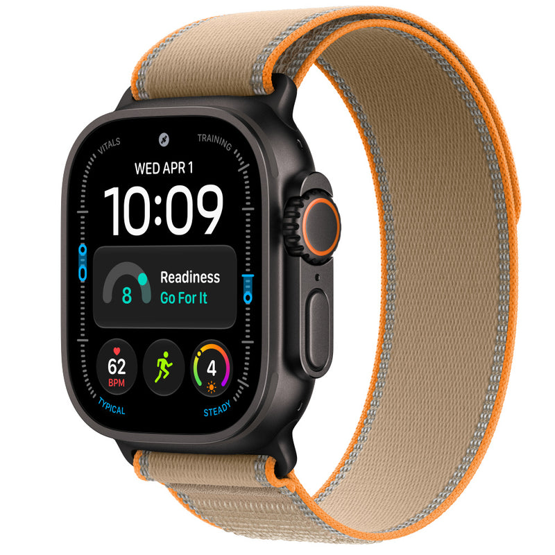 Apple Watch Ultra 4 Black Titanium Trail Loop Arena - fondo blanco 1000x1000