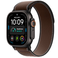 Apple Watch Ultra 4 Black Titanium Trail Loop Umber Oscuro - fondo blanco 1000x1000