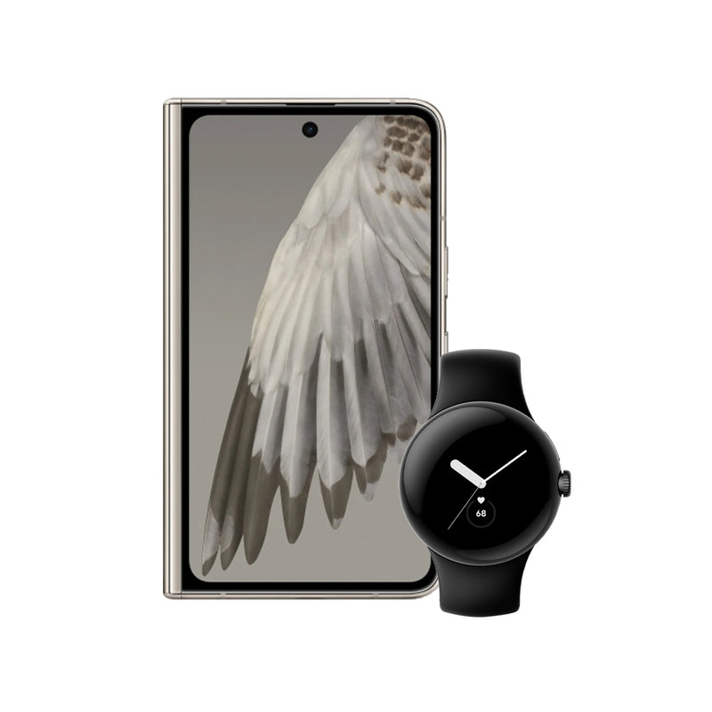 Pixel Fold + Google Pixel Watch Matte Black Libre de Fábrica