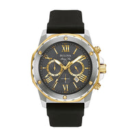 Bulova Marine Star Reloj cronógrafo con correa de silicona para hombre