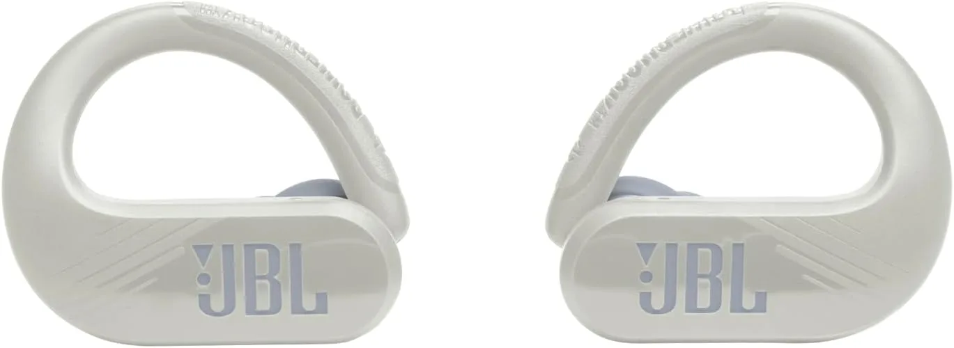 JBL Endurance Peak 3 - Dust and Water Proof (IP68) True Wireless Active Earbuds, JBL Pure Bass Sound, Up to 50 Total Hours of Playback with Speed Charge, Ambient Aware & Talk Thru (White)