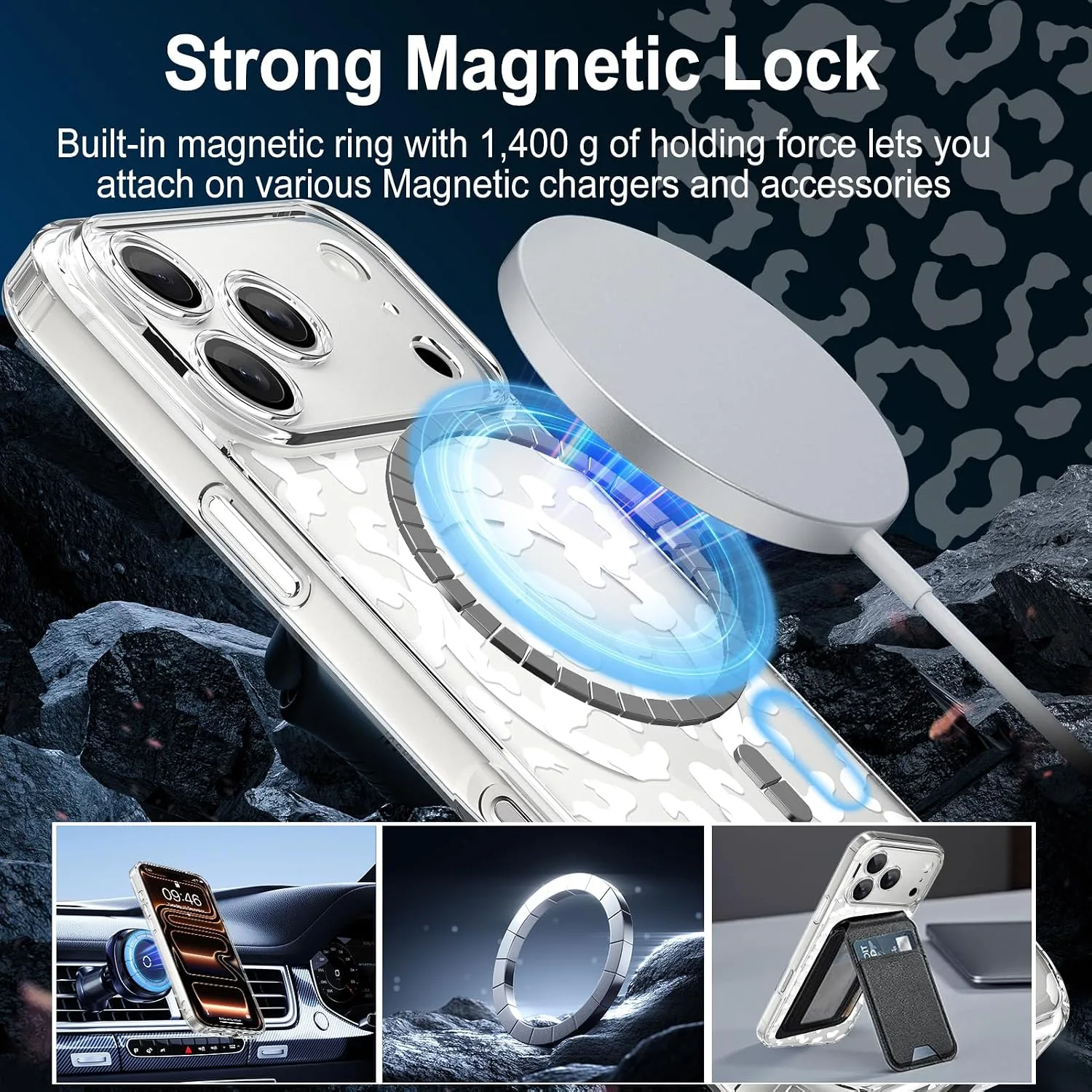 tharlet Magnetic for iPhone 17 Pro Case, Compatible with MagSafe