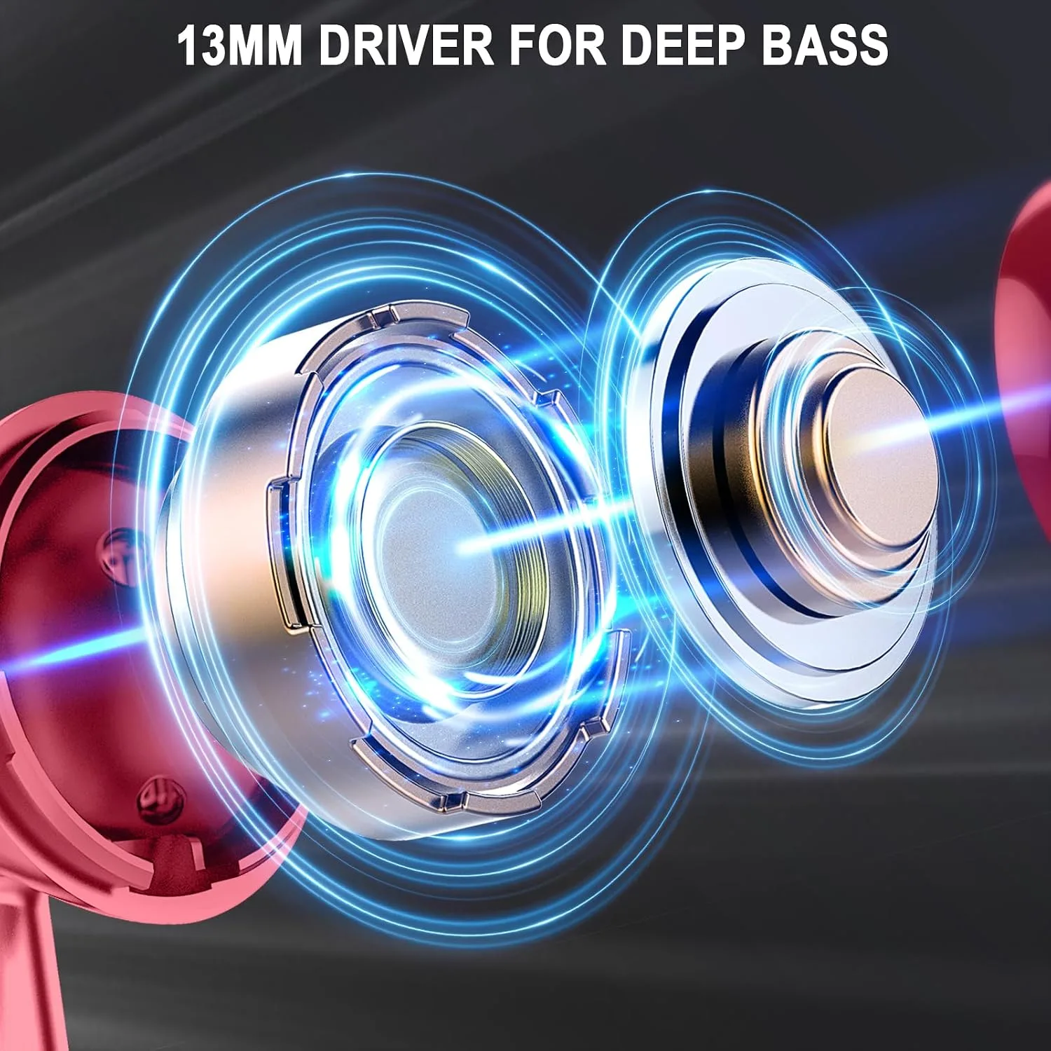 Jxrev Wireless Earbuds, Bluetooth Headphone 5.4, LED Power Display Ear Buds
