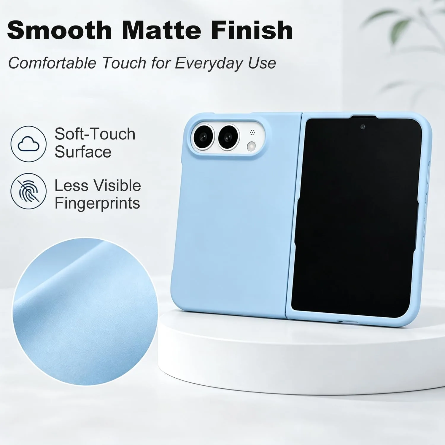 Matte PC Case for iPhone Duo - Blue