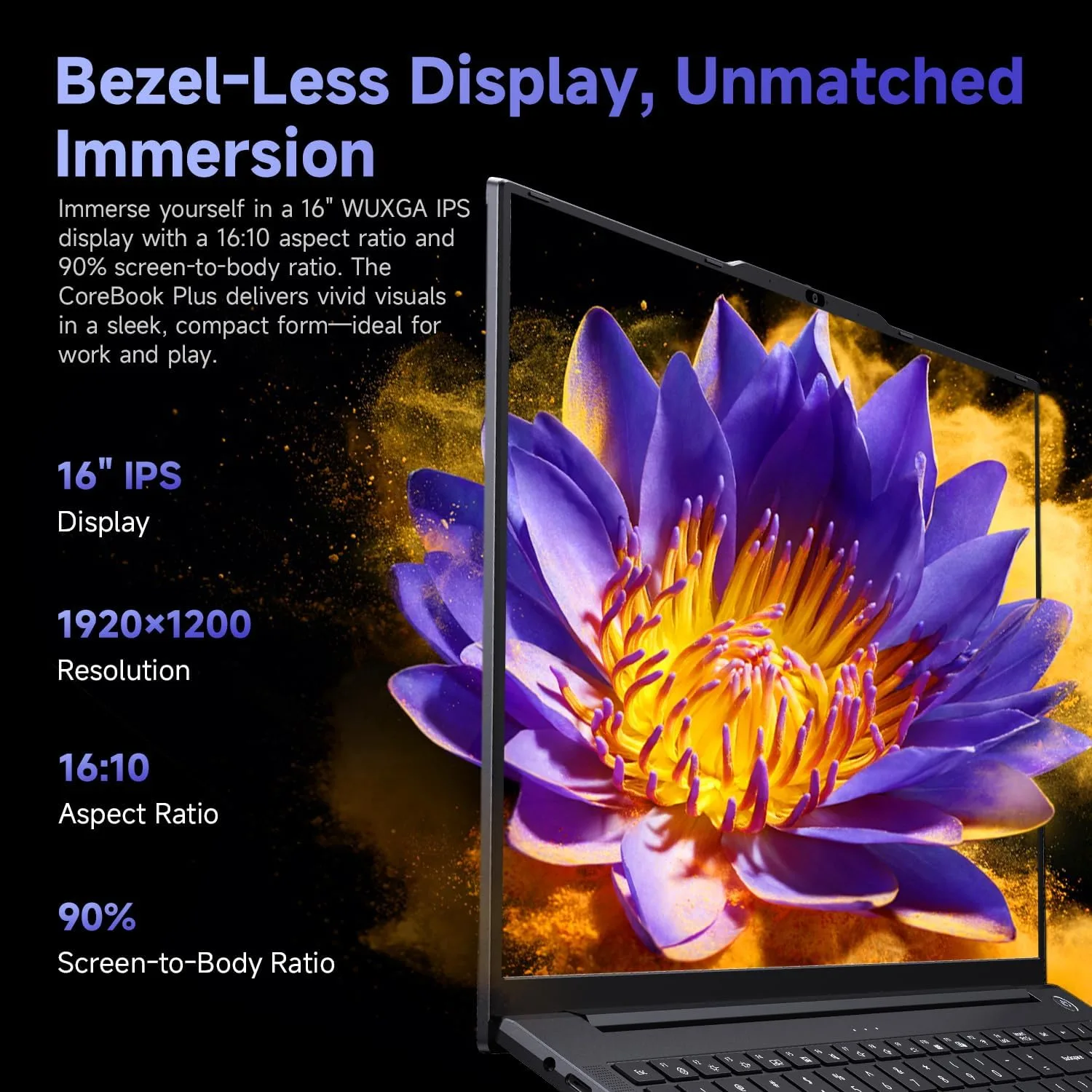 CHUWI Gaming Laptop 16'', 16GB RAM 512GB SSD, AMD Ryzen 5 (Beat i7-1355U)