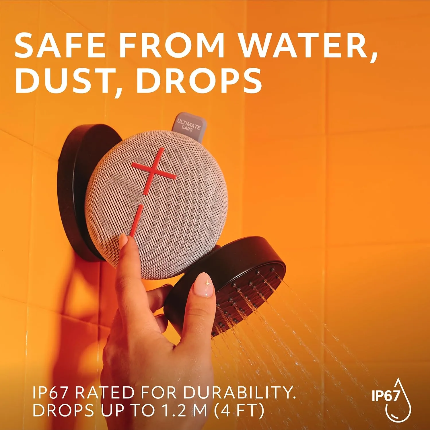 Ultimate Ears MINIROLL Waterproof Bluetooth Speaker - Revive Grey