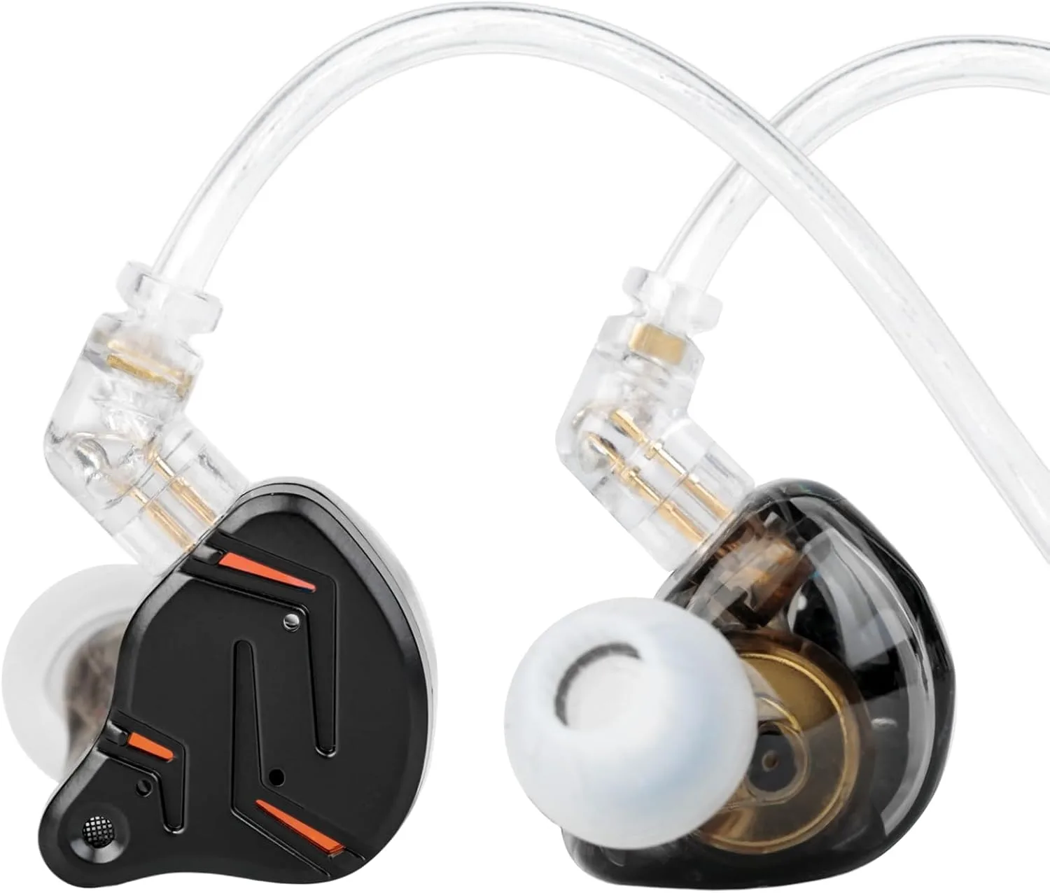 2026 Latest KZ ZST PRO X USB C Wired Headphones Type-C in Ear Monitor, 1BA 1DD Hybrid Driver Gaming Earbuds USB C Wired Earphone, Deep Bass Sound IEM for Gaming Music Video (USBC with mic, Black Gold)