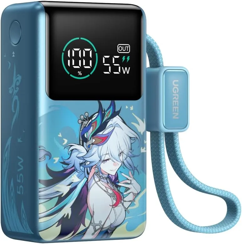 UGREEN x Honkai Star Rail 10000mAh 55W Built-in Cable Power Bank
