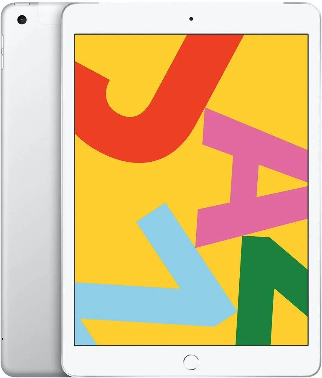 Apple 2019 iPad (10.2-inch, Wi-Fi + Cellular, 32GB) - Silver (Renewed)