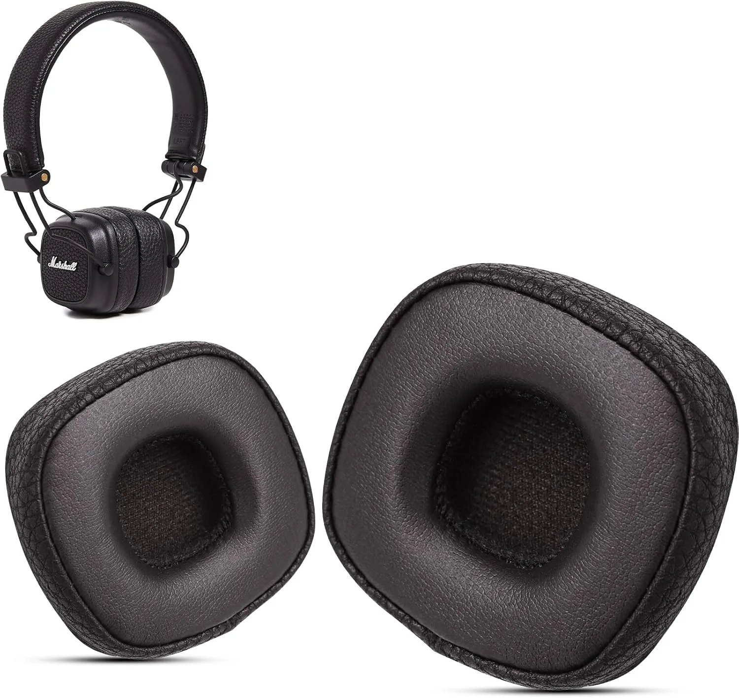 Almohadillas para audífonos Krone Kalpasmos Marshall Major III/IV cuero marrón
