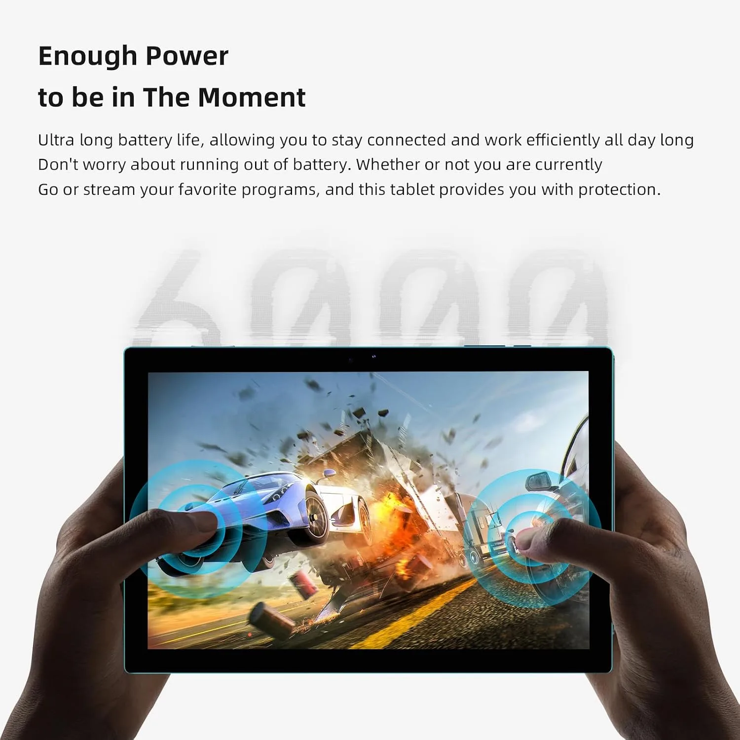 2 in 1 Tablet 10 Inch Android 15 Tableta, Tablets with Keyboard Mouse Case Stylus, 8GB RAM 32GB ROM Supports 1TB Expansion, 2MP+8MP Dual Camera Quad Core Processor 6000mAh Battery 10.1 IN FHD Tab Navy