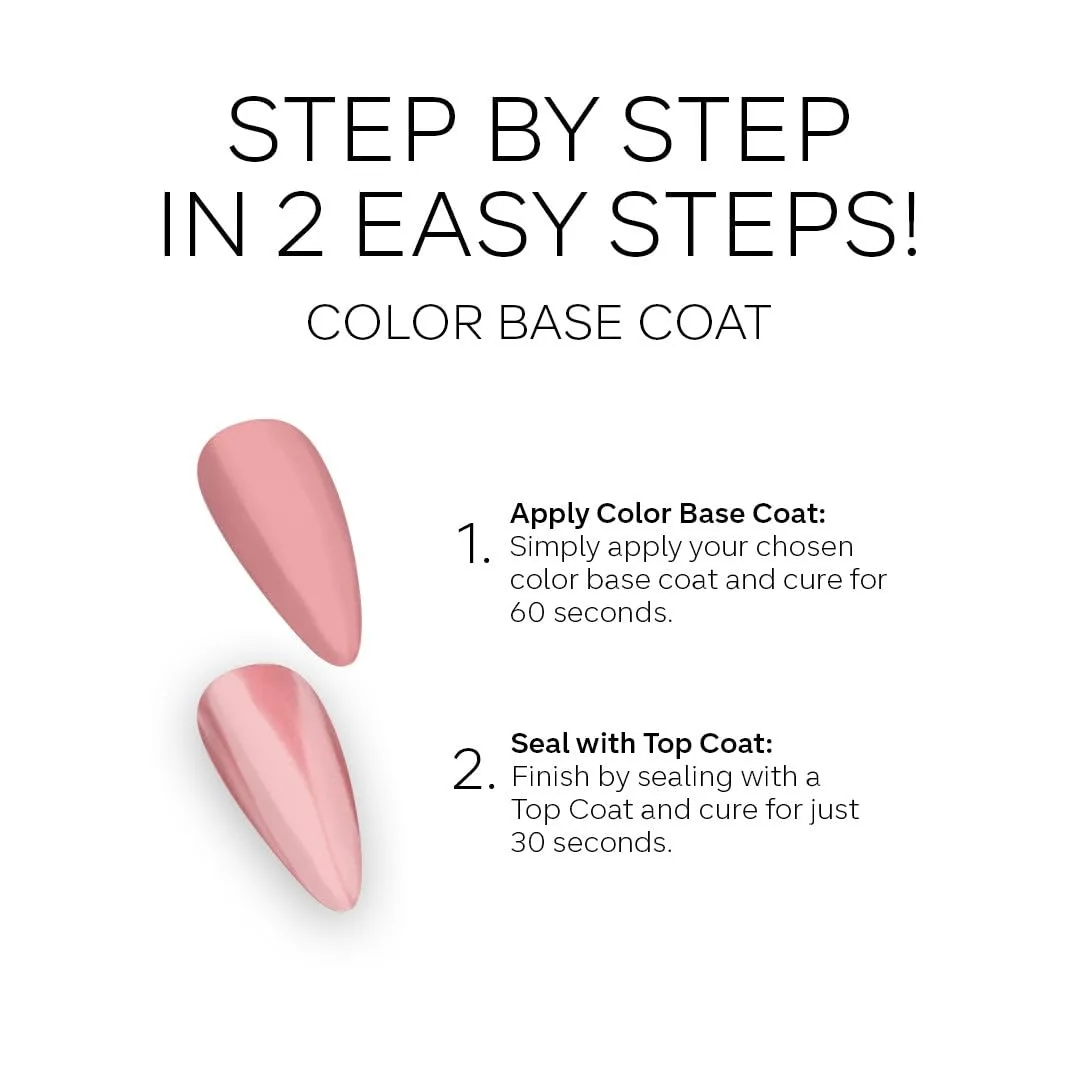 PINK MASK Gel Color - Color Base Coat - Starlight - Professional Polish Nails -15 ml - 0.5 Oz - Gel Polish UV/LED