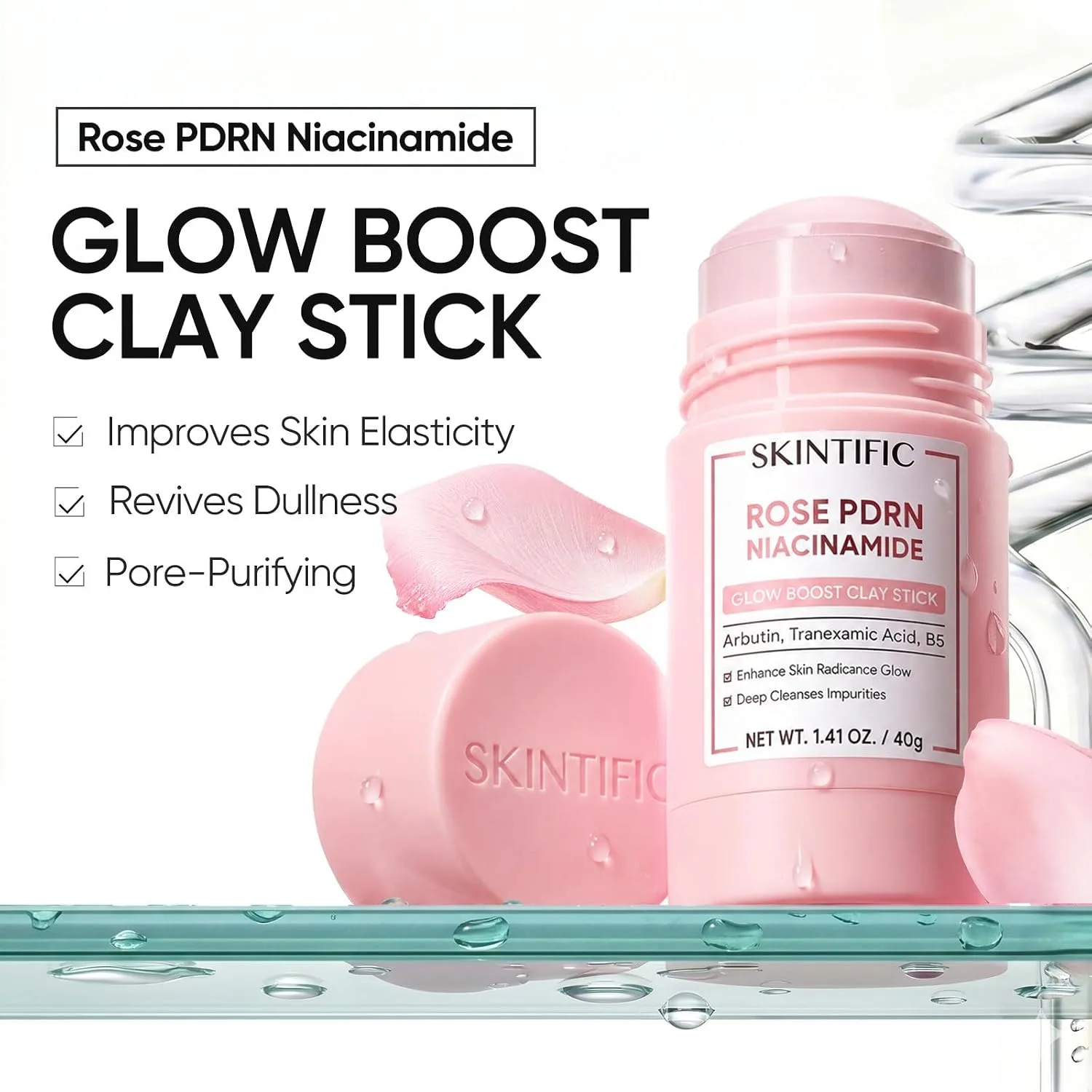 SKINTIFIC Salmon DNA Clay Mask Stick with PDRN & Niacinamide