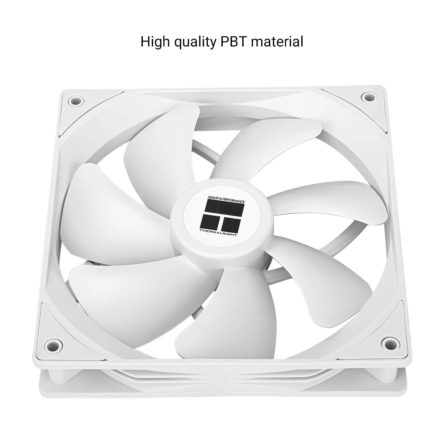 Thermalright TL-C14CW CPU Case Fan 140mm, PWM Fan Silent Computer CPU Fan with 1500RPM Speed, CPU Cooling White （TL-C14CW