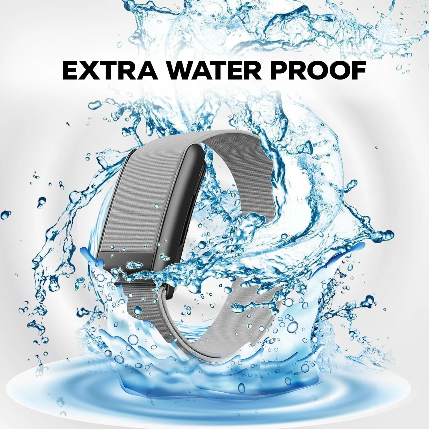 DADO HydroKnit Waterproof Nylon Sport Band Compatible with WHOOP 5.0, One, Peak, and Life | Elastic, Fast-Drying, Water-Resistant, and Comfortable Strap for Active Lifestyles