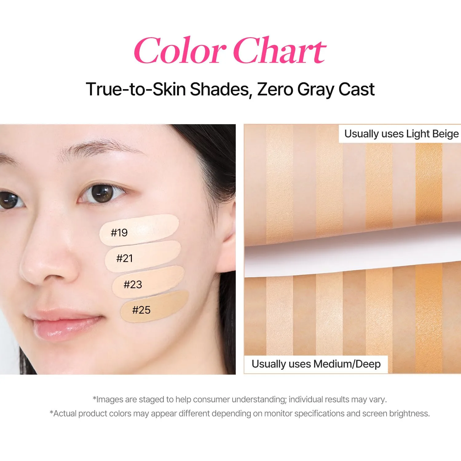 COSNORI PDRN True Tone BB Cream 25 True Sand - Warm Beige with Golden Undertones, No Gray Cast, Soothing Formula with Camellia PDRN, Long Lasting Natural Coverage, Korean BB Cream, 1.18 Fl Oz