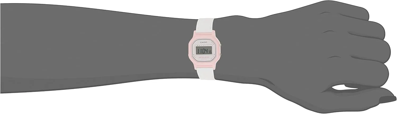 Casio Women's 'Vintage' Quartz Resin Casual Watch, Color:White