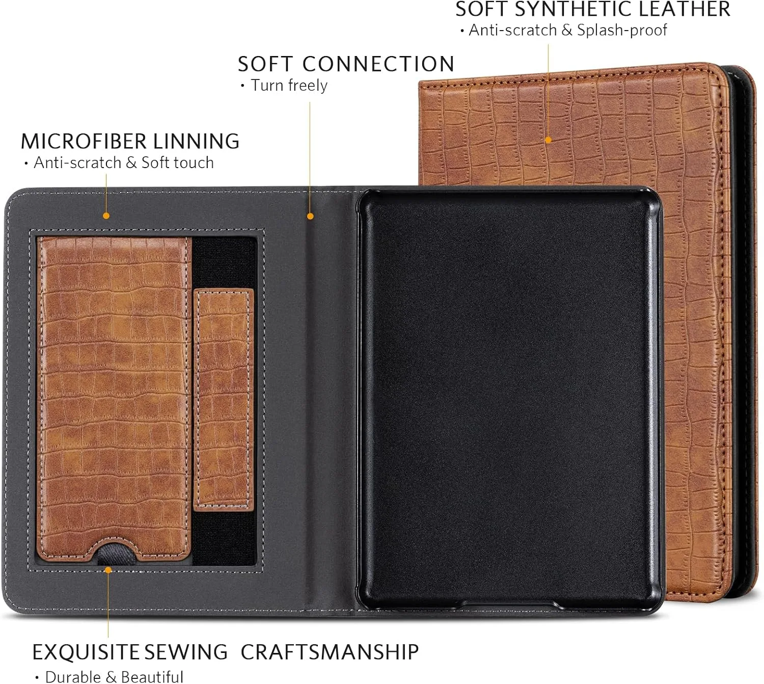 CoBak Case with Stand for for 6" Kindle (2024 & 2022, 11th Gen)