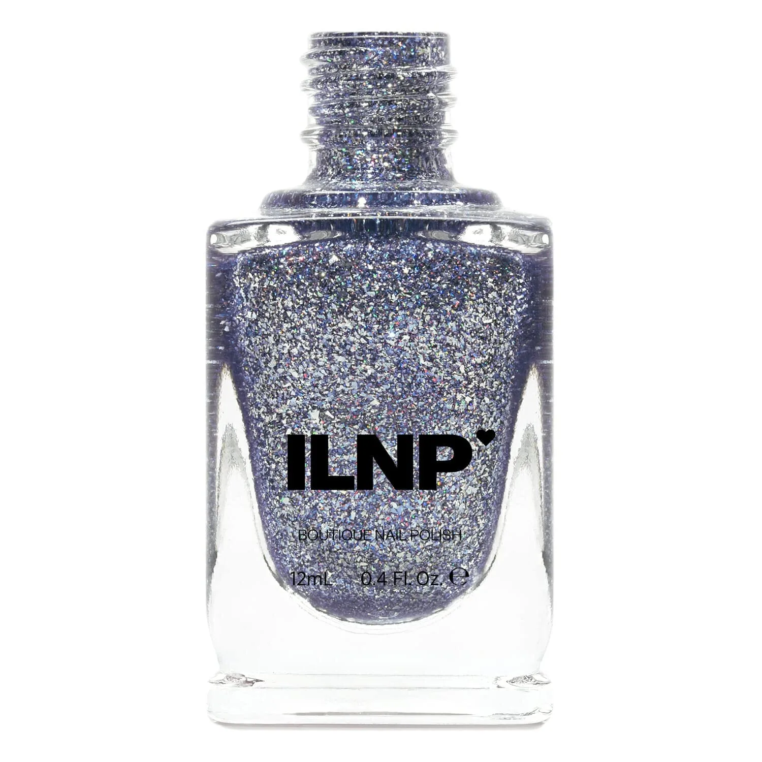 ILNP Bulletproof Symphony - Medium Periwinkle Metallic Holographic Nail Polish