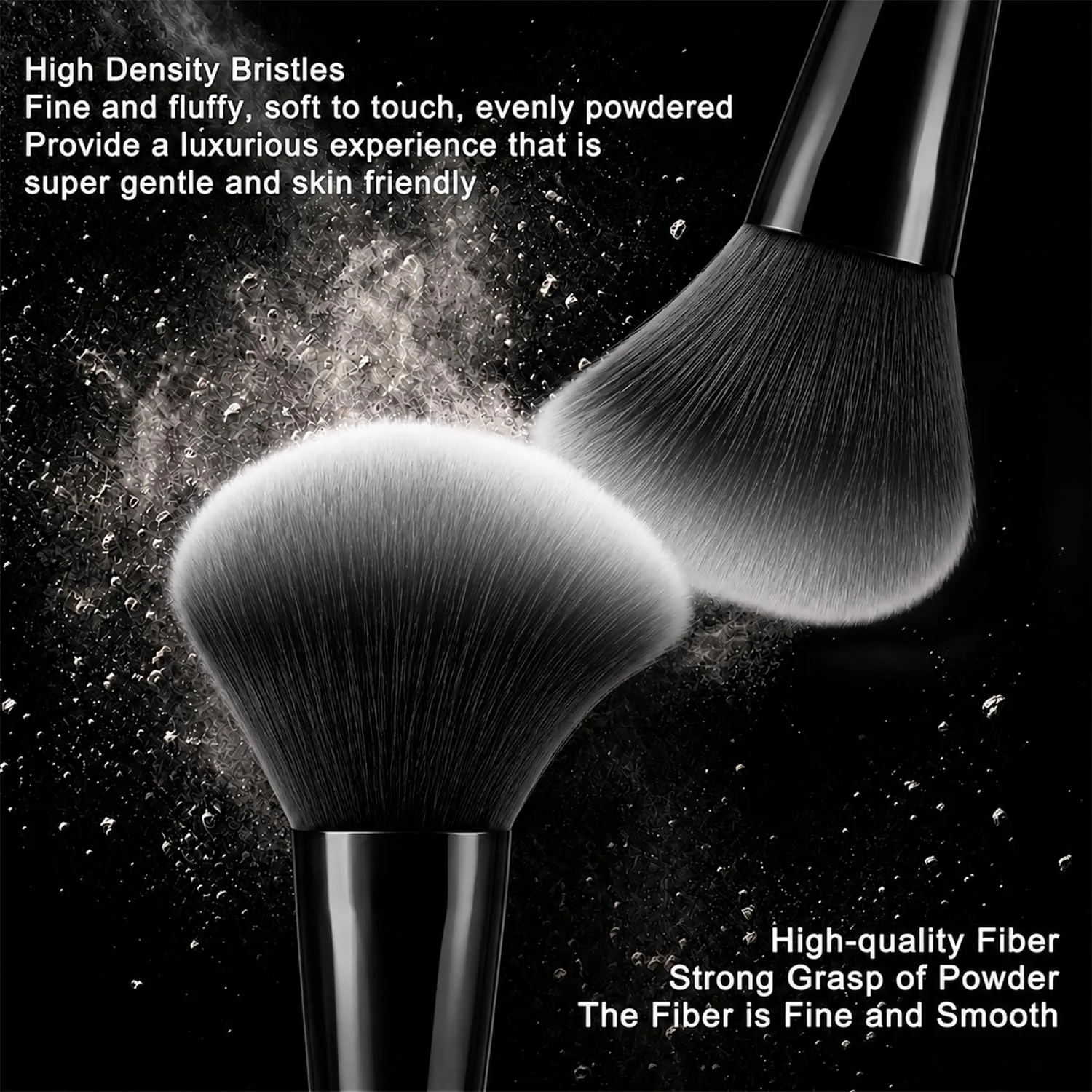 HGHDBT 36Pcs Black Makeup Brushes Set Professional Makeup Kit Multi-functional Makeup Tool Set with Facial Makeup Accessories, Foundation Makeup Brush Kit Eye and Face Make up Brushes & Tools