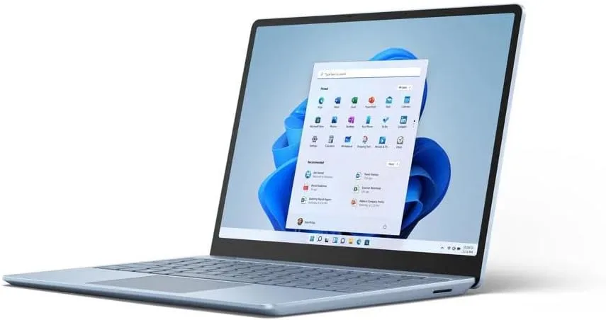 Microsoft Surface Laptop GO 2, 12.4" PIXELSENSE Touchscreen, 11TH GEN Intel: i5, 8GB RAM, 128GB SSD W10H-S ICE Blue (Renewed Premium)