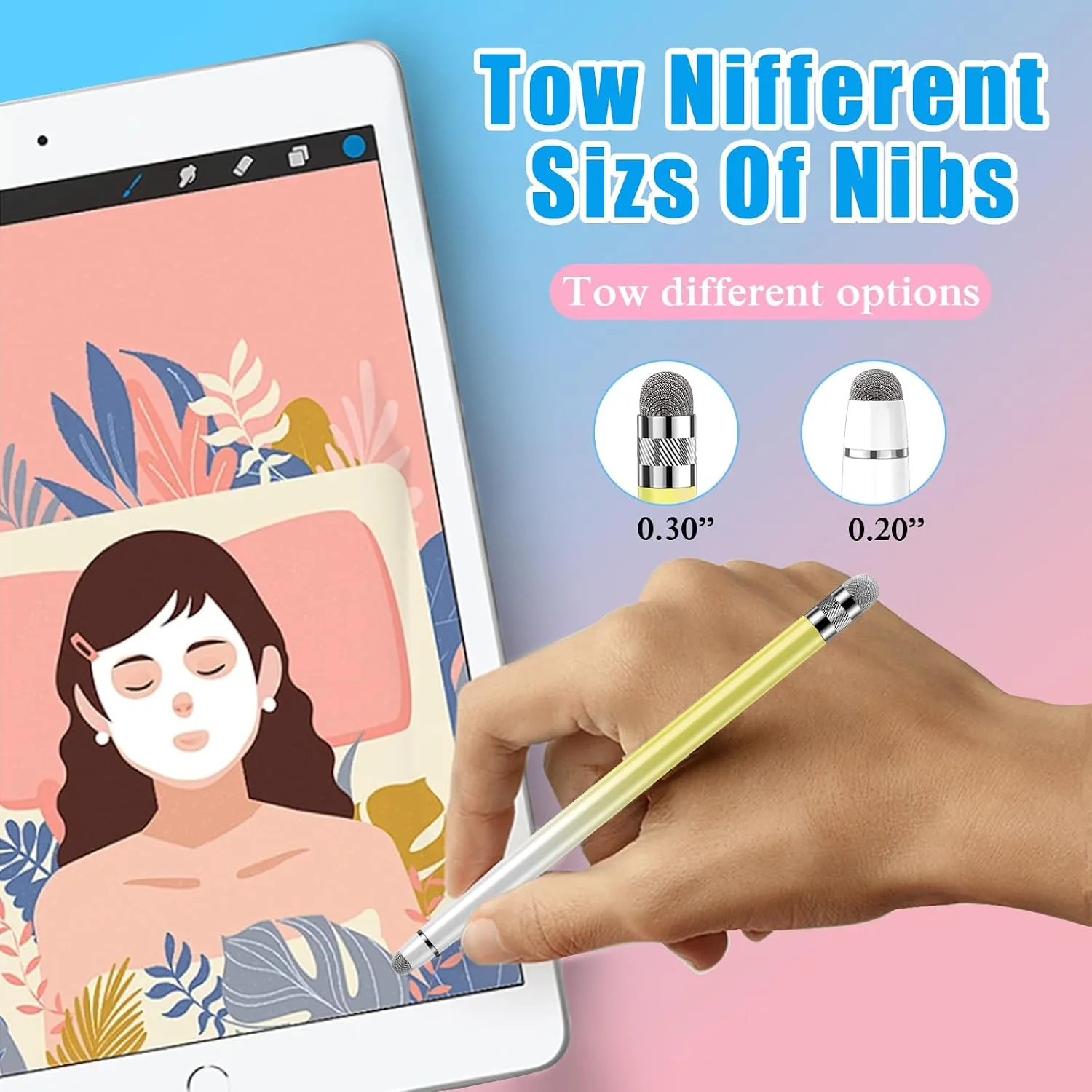 Bopomofo 10PCS Stylus Pen for Touchscreen,High Sensitivity & Precision