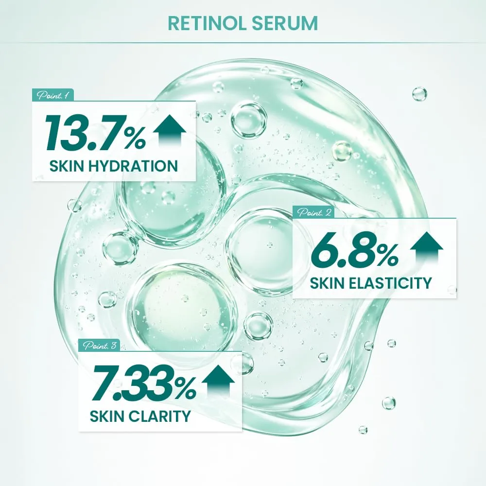 #OOTD Retinol Face Mask, Korean Moisturizing Sheet Masks Skincare, 10 Pack