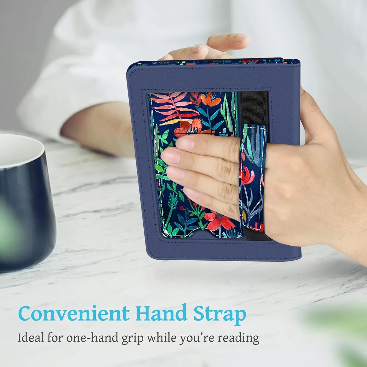 Fintie Stand Case for 6" Kindle 11th Generation 2024/2022, Jungle Night
