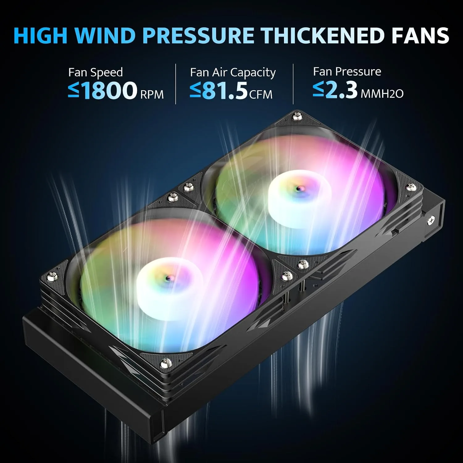 darkFlash DG240 All-in-one Liquid CPU Cooler, High-Performance Pump, ARGB Sync, PWM Daisy Chain Connection Fans, AIO Cooler Compatible with Intel 1851/1700, AMD AM4/AM5 (Black, 240mm AIO)
