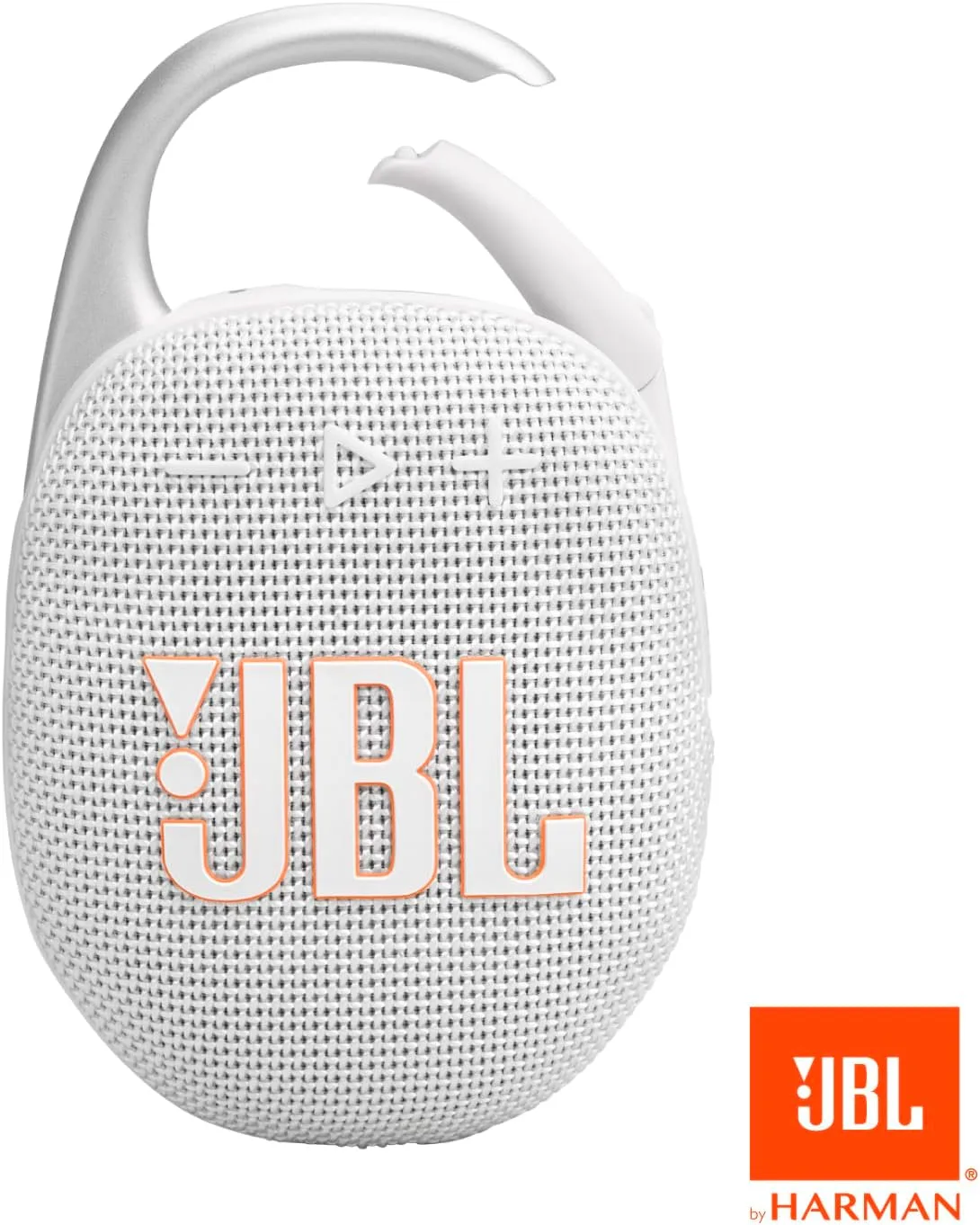 JBL Clip 5 - Ultra-Portable Waterproof Speaker - White