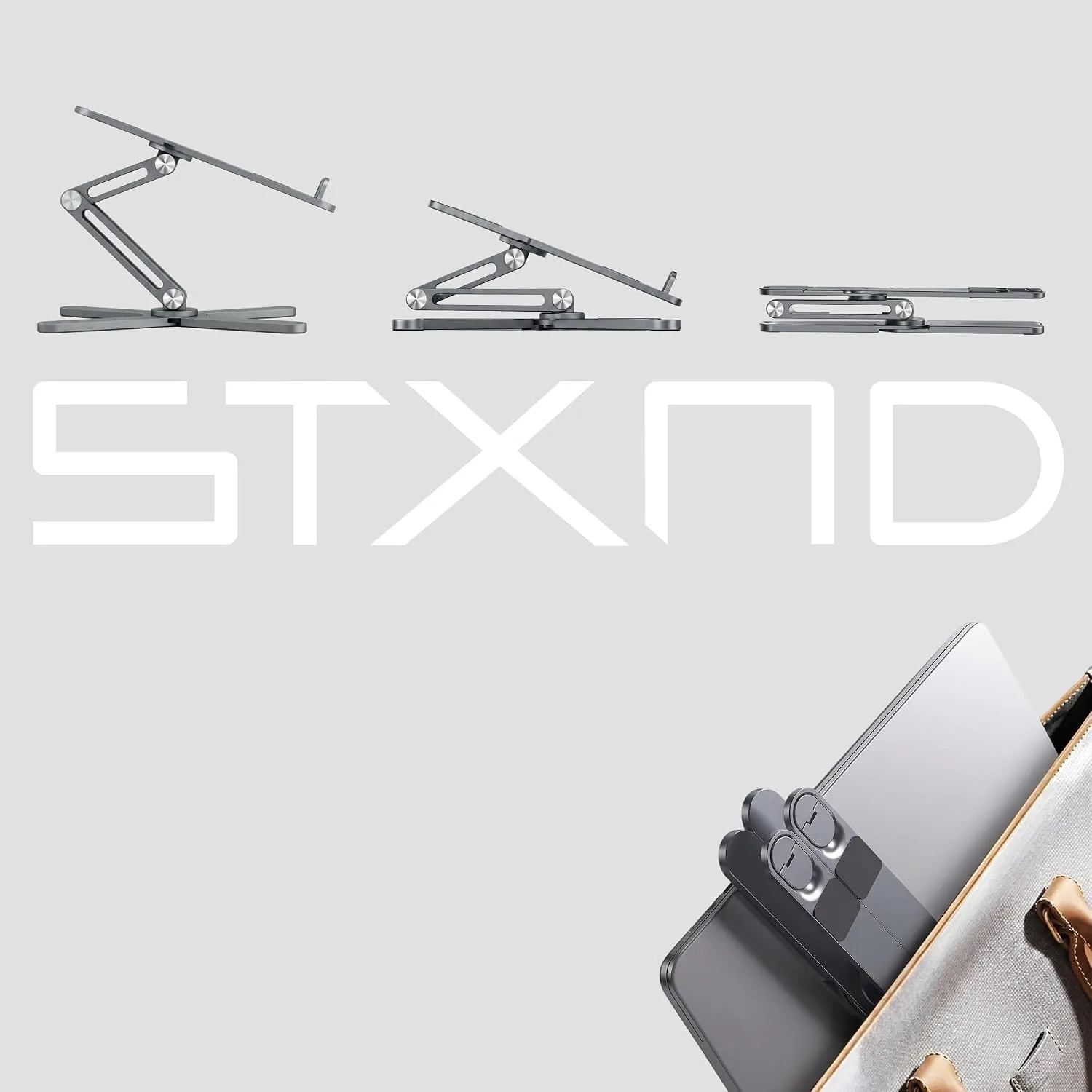 Model-X 2.0 Laptop Stand, Laptop Stand for Desk Adjustable Height