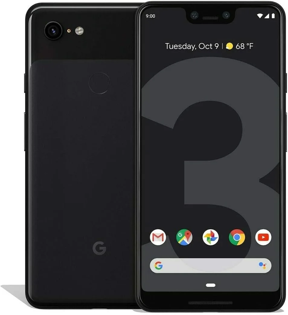 Google - Pixel 3a XL with 64GB Memory Cell Phone (Unlocked) - Just Black (Renewed)