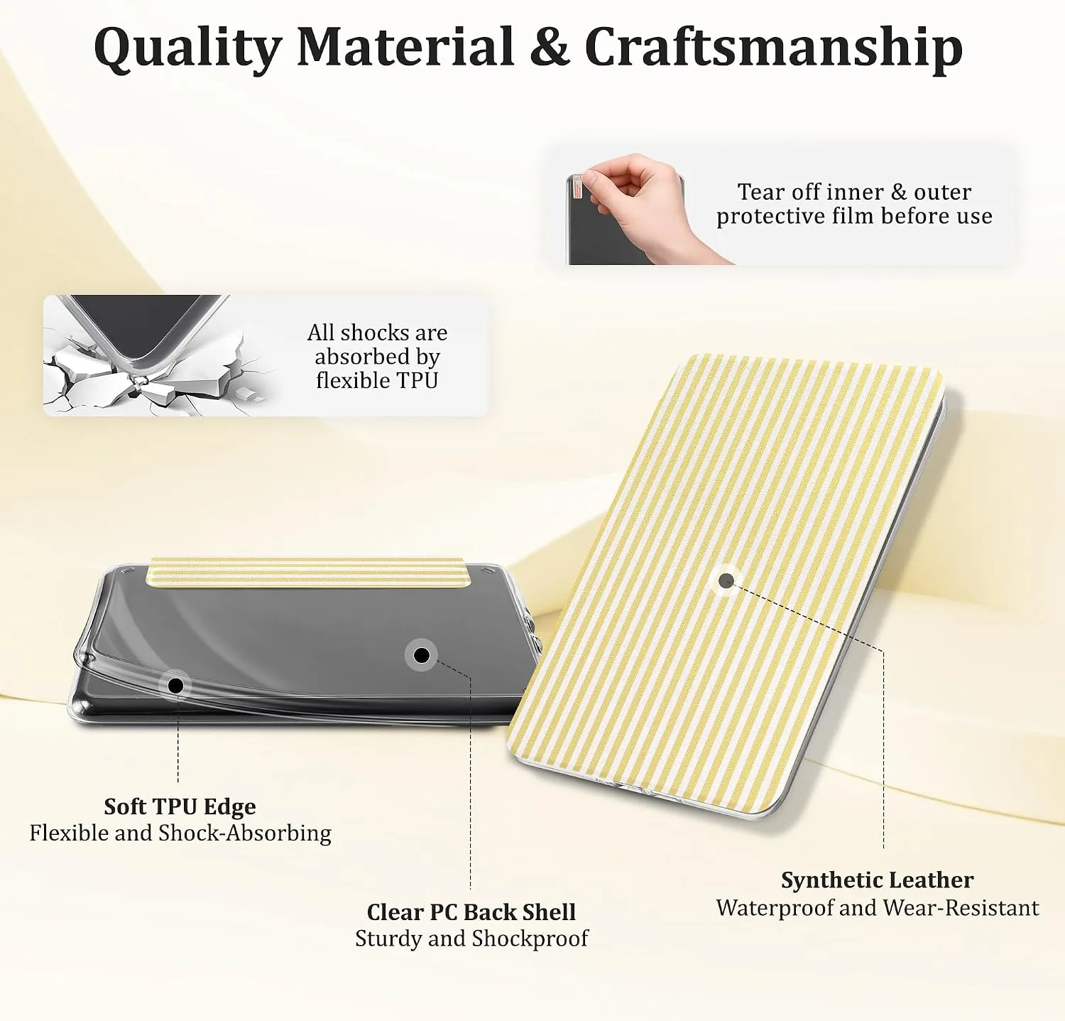 SESENSE Magnetic Case for 7'' Kindle Paperwhite 12th Gen 2024 & Colorsoft
