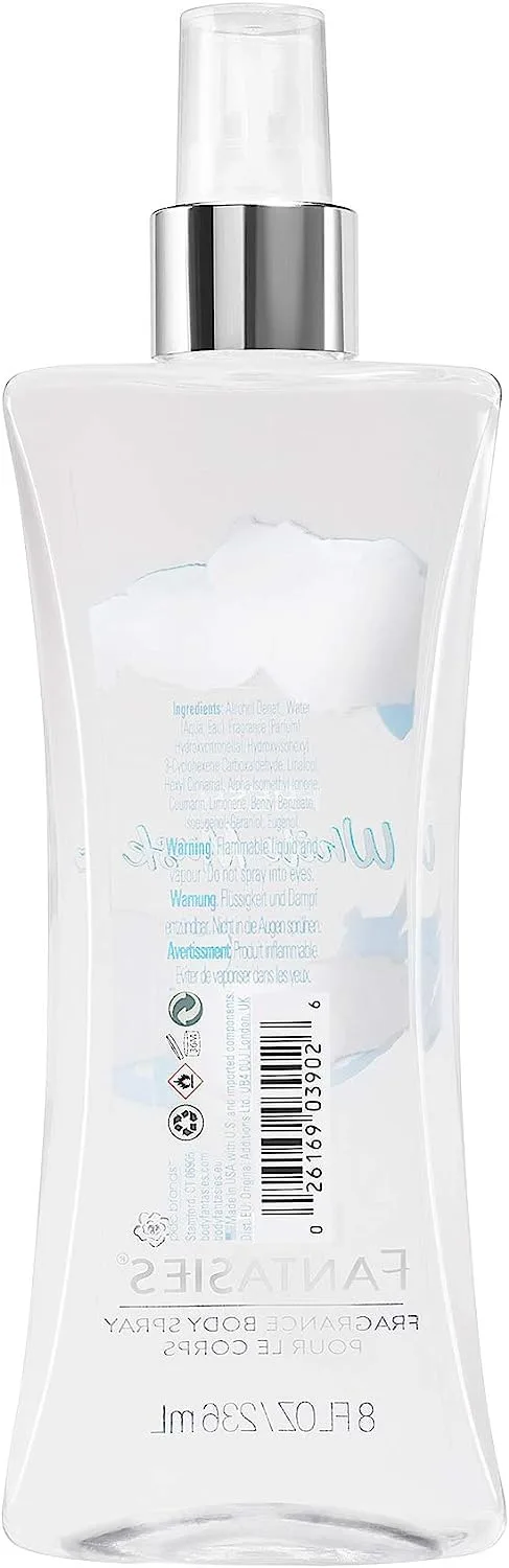 Body Fantasies Signature Fragrance Body Spray, Fresh White Musk, 8 Fluid Ounce