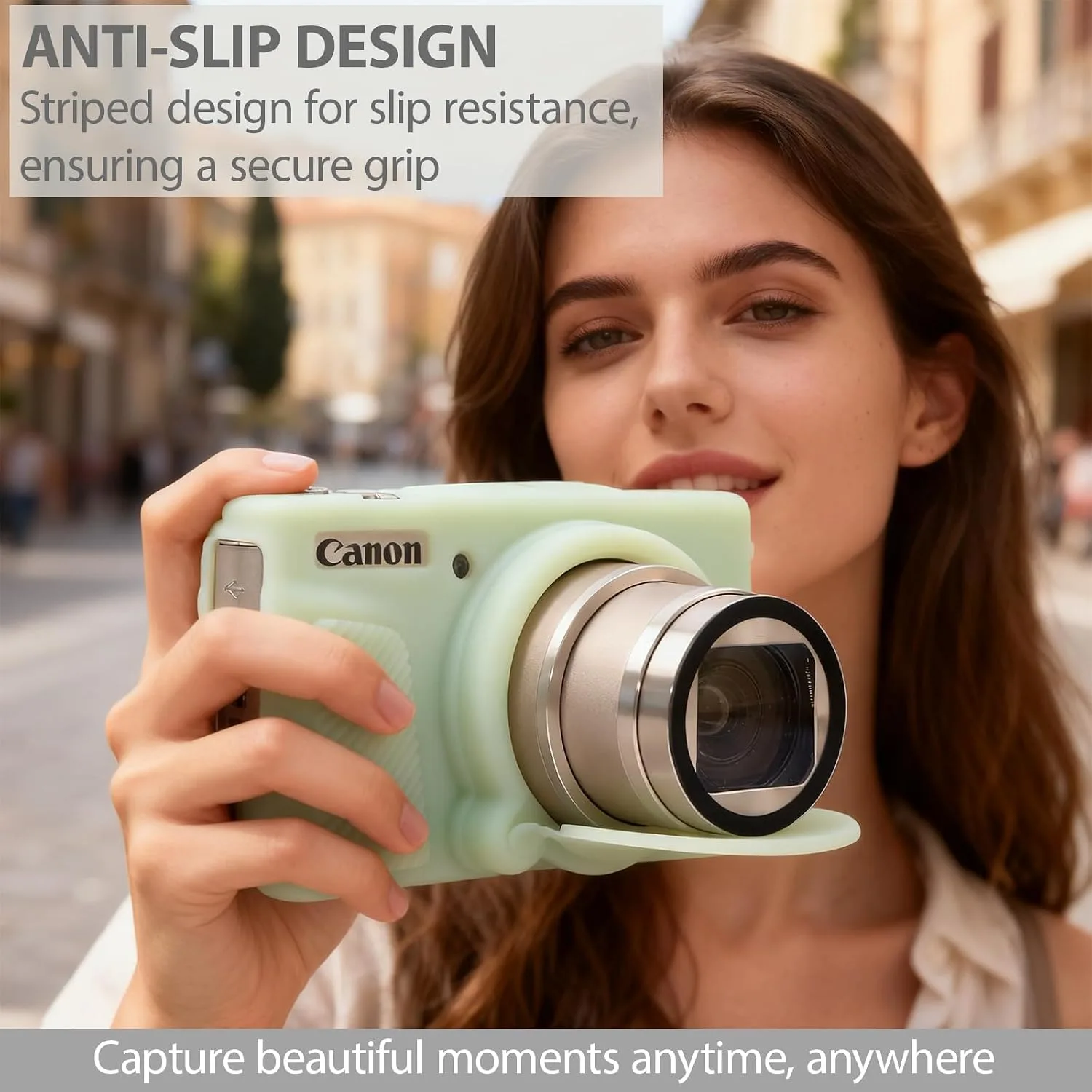 Case for Canon PowerShot SX740 HS, SX730 HS Camera - Jelly Green