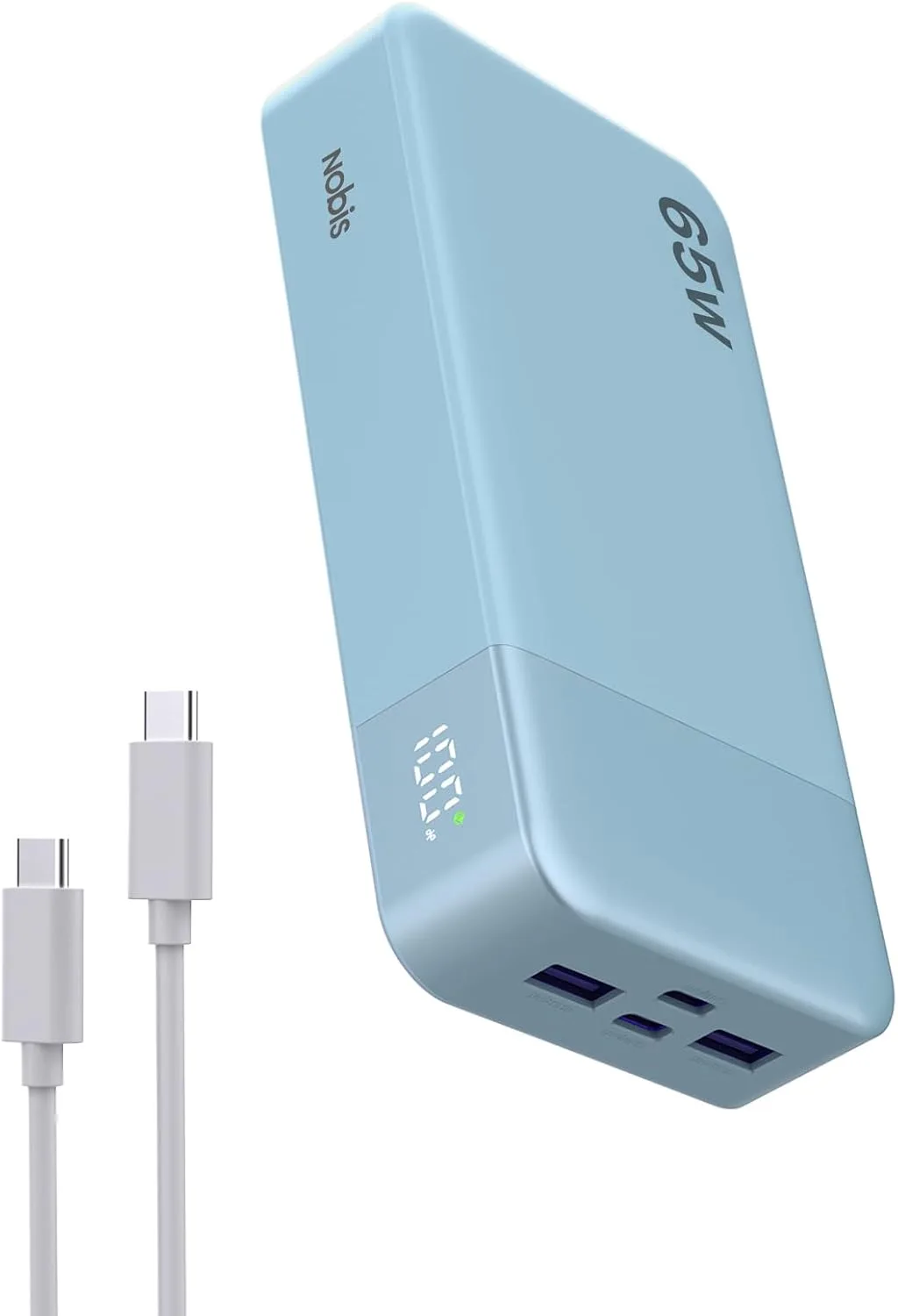 NOBIS 65W 20000mAh Portable Charger Power Bank Fast Charging