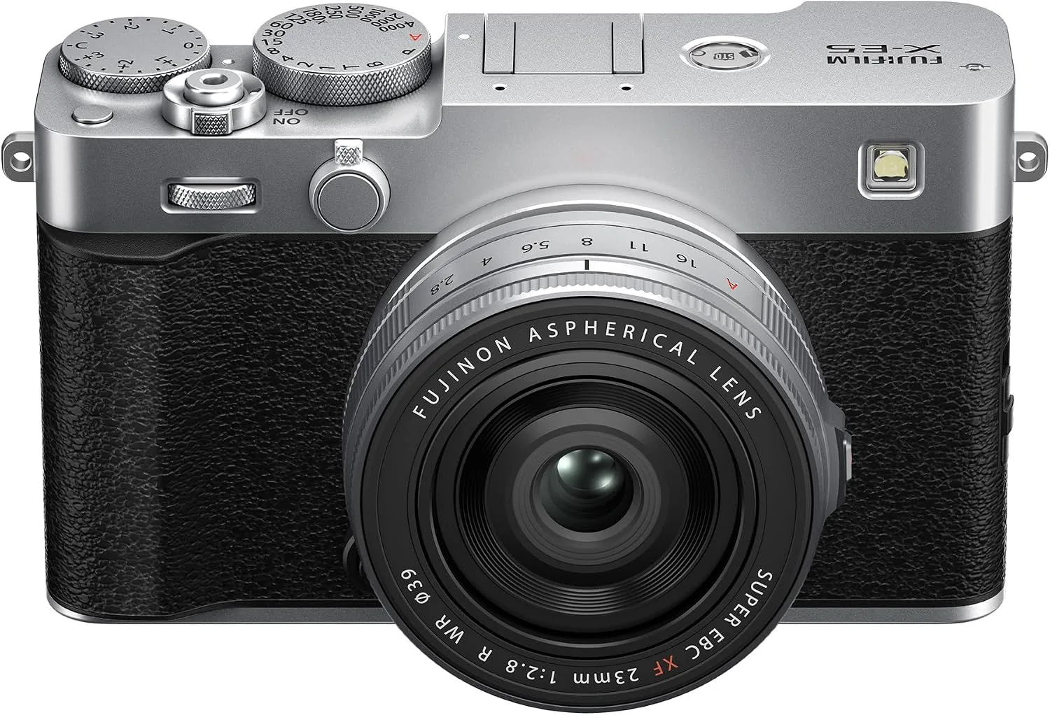 FUJIFILM X-E5 Mirrorless Digital Camera XF23mmF2.8 Lens Kit - Silver
