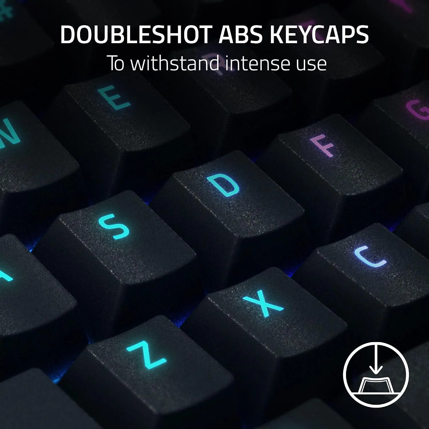 Razer BlackWidow V4 X Mechanical Gaming Keyboard, Yellow Switches, Black
