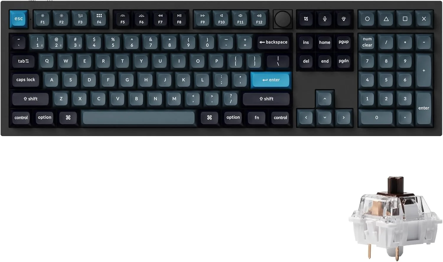 Keychron Q6 Pro Wireless Mechanical Keyboard, Full Size for Work and Gaming