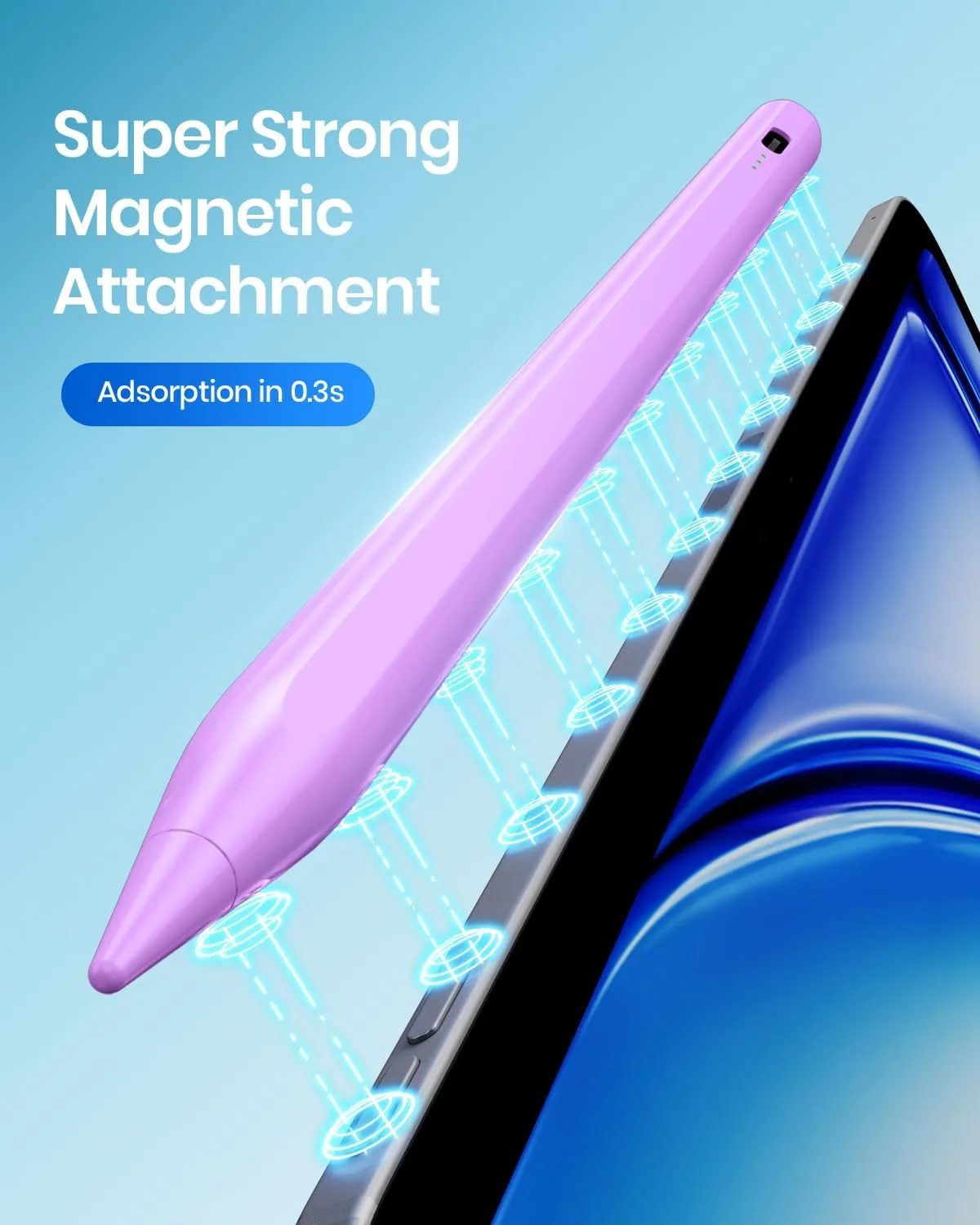 Hastraith Stylus Pen for iPad 2018-2026, 2X Faster Charge Apple iPad Pencil